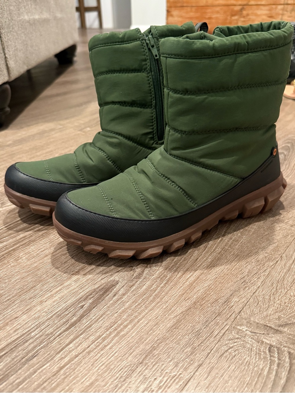 Bogs Women’s Cedar Quilt Olive Green Waterproof Winter Boots